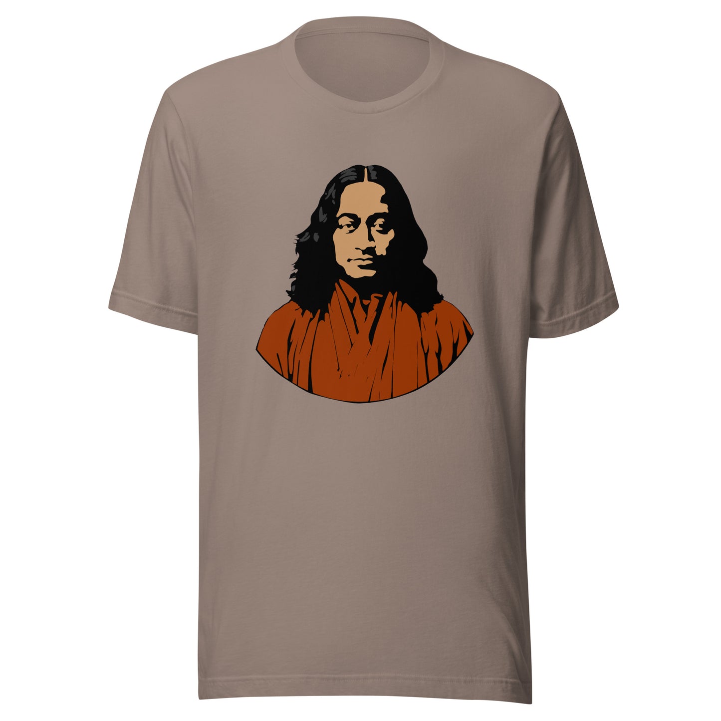 Yogananda Graphic Tee in Pebble.