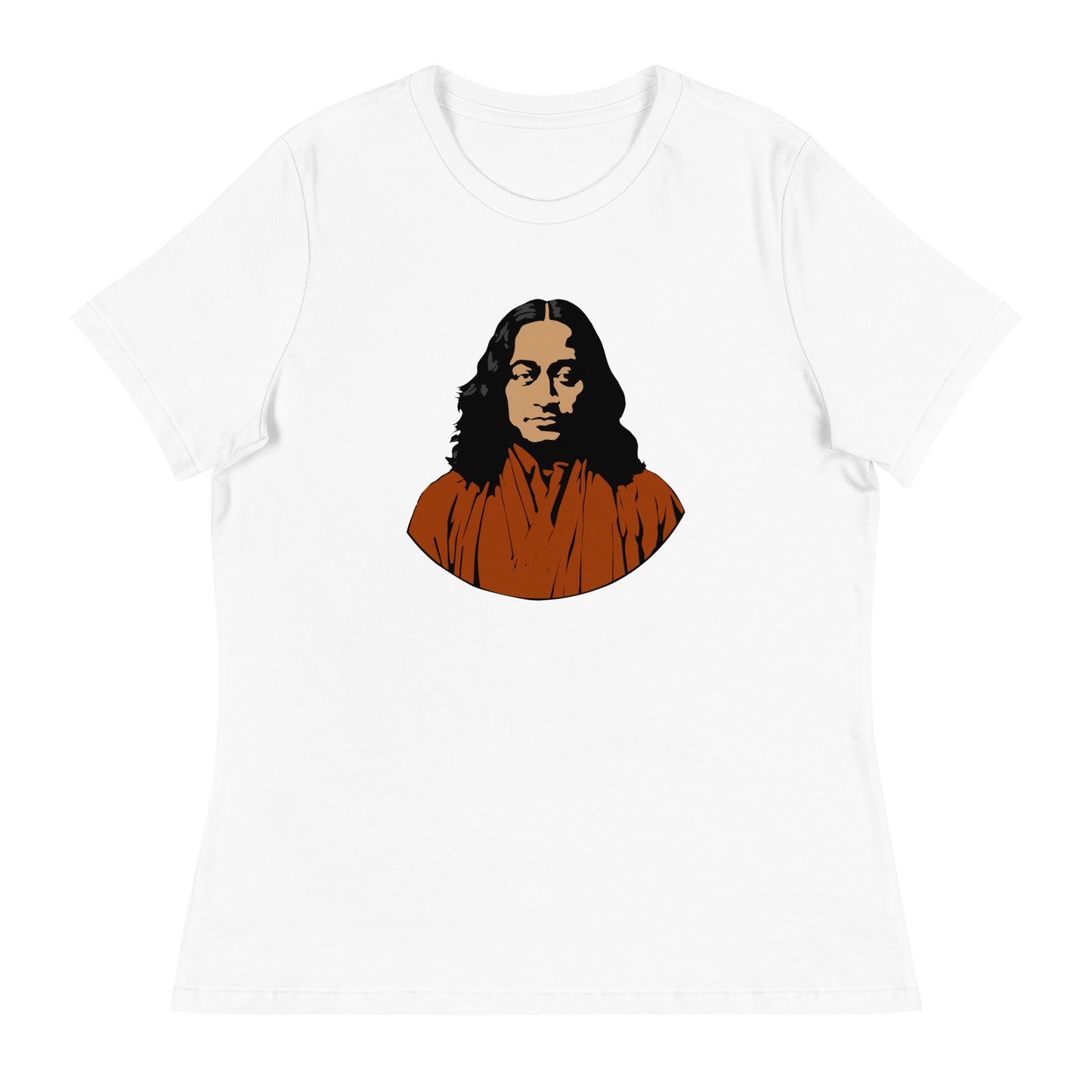 Yogananda Women's Graphic Tee in White.