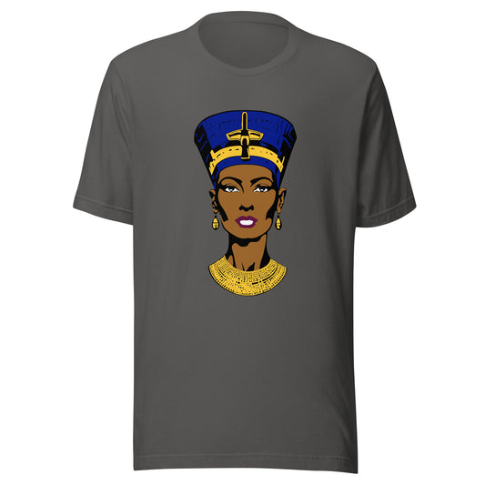 Nefertiti Graphic Tee in Asphalt.