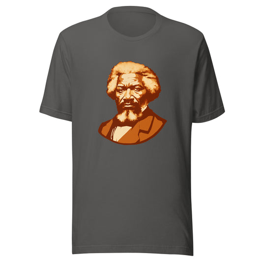 Frederick Douglass Graphic Tee in Asphalt.