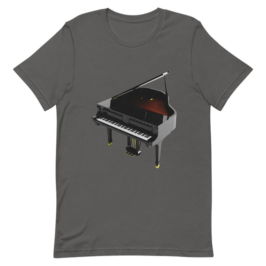 Grand Piano Graphic Tee in Asphalt.