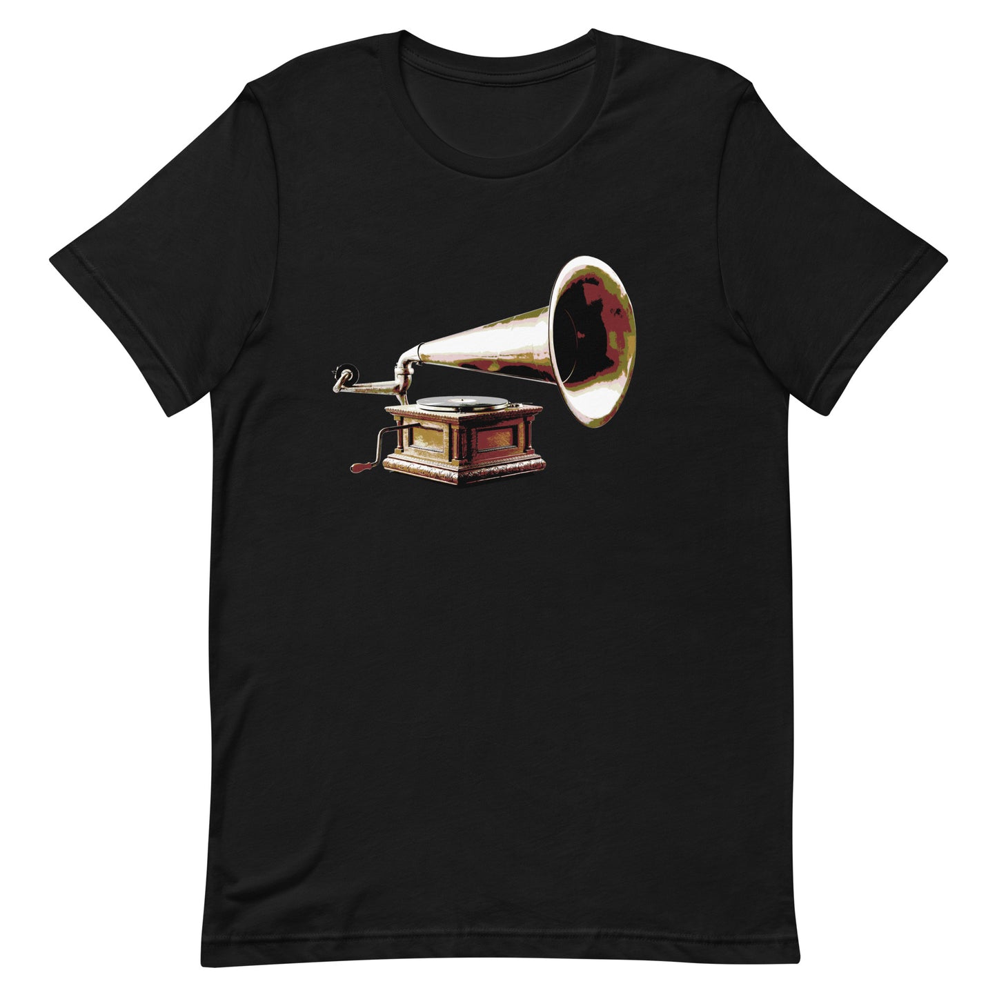 Phonograph Graphic Tee in Black.