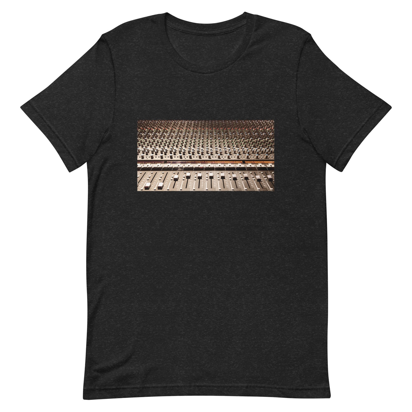 Mixing Board Graphic Tee in Black Heather.