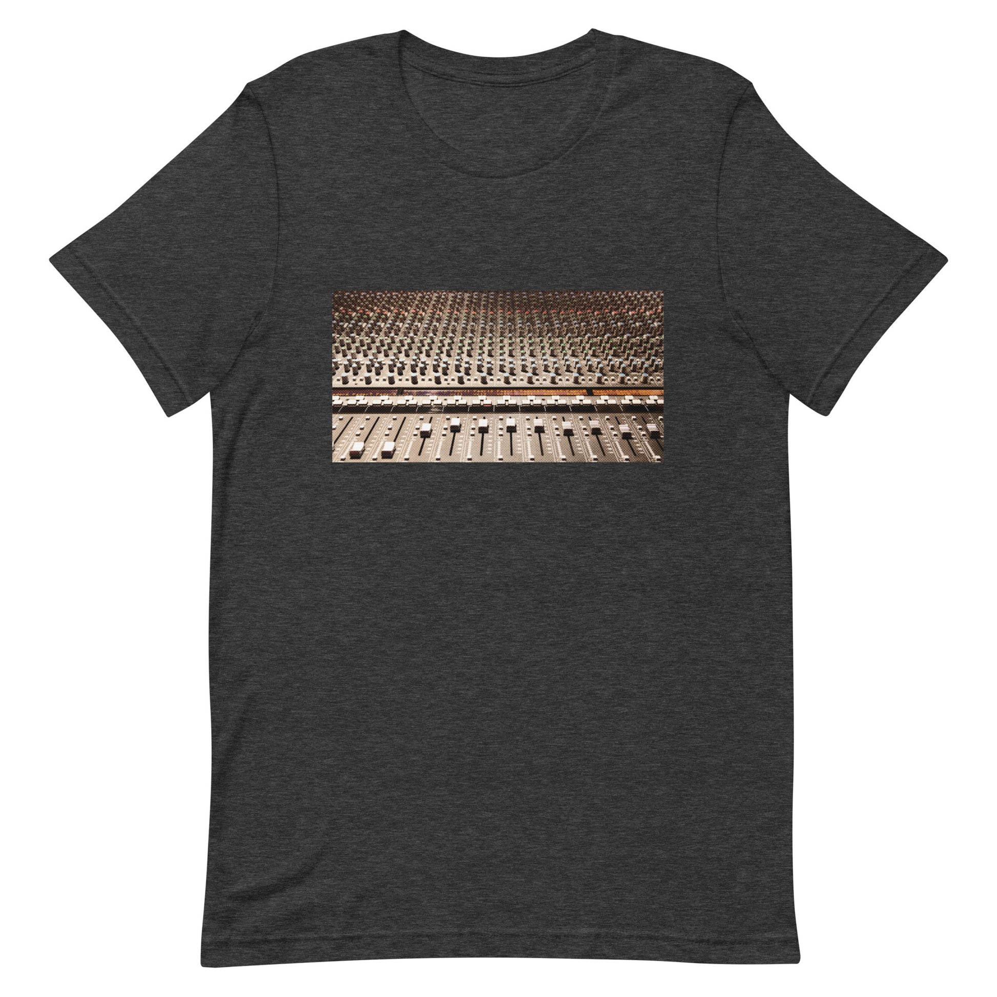 Mixing Board Graphic Tee in Grey Heather.