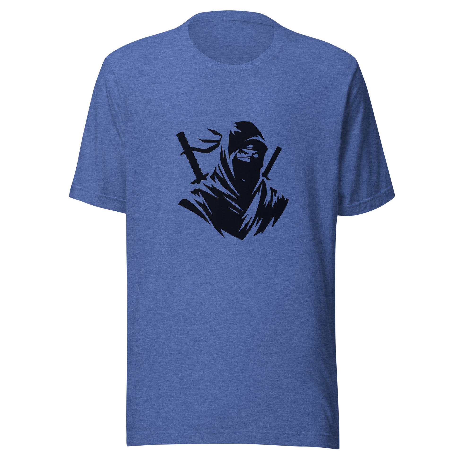 Ninja Graphic Tee in Heather True Royal.