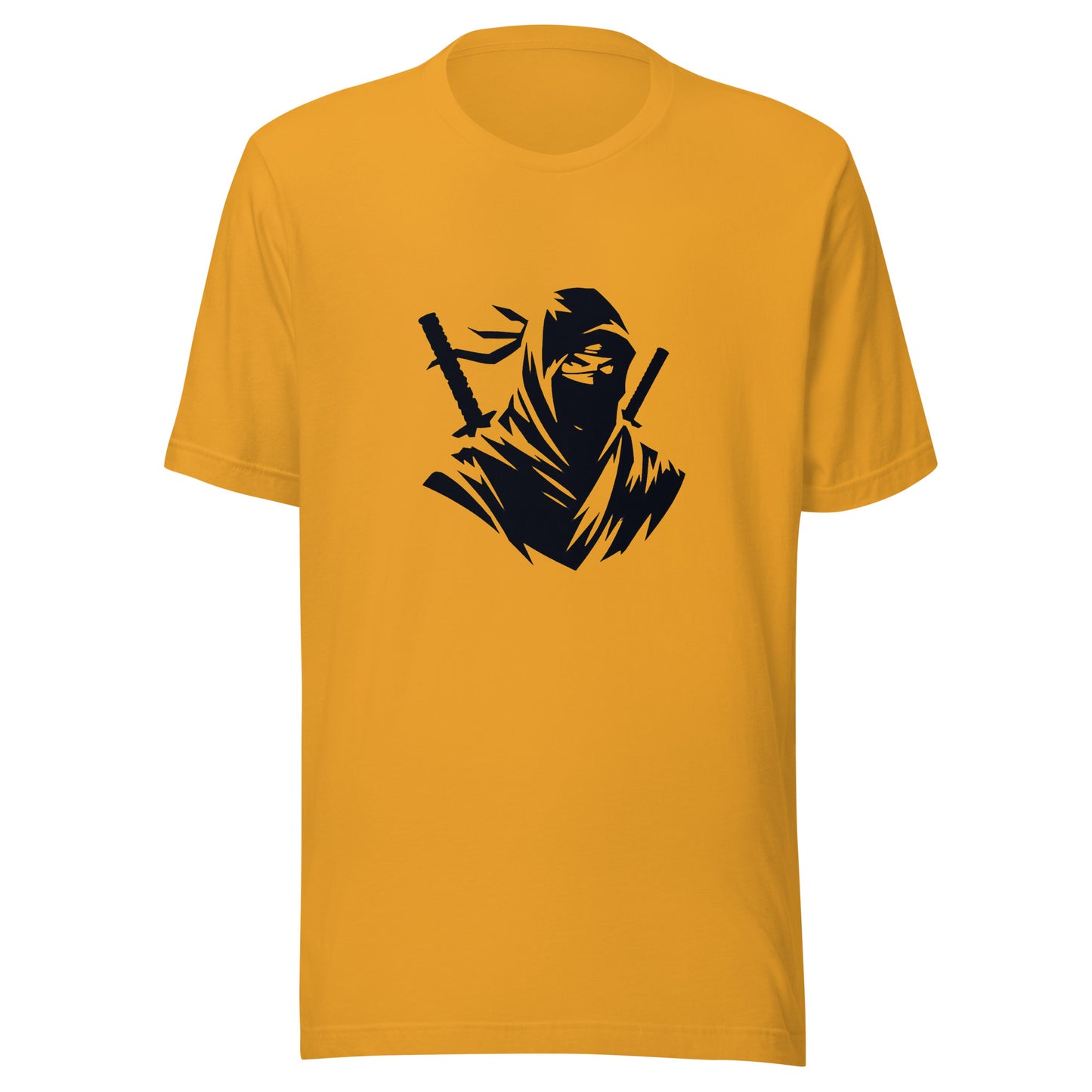 Ninja Graphic Tee in Mustard.