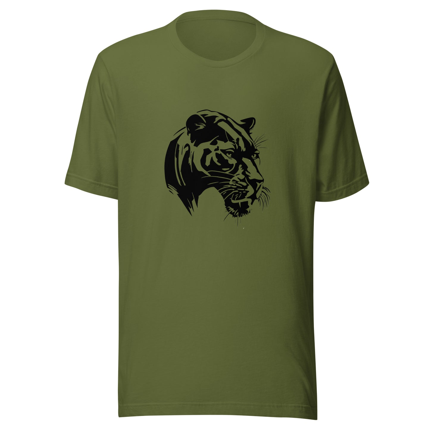 Jaguar Graphic Tee in Olive.