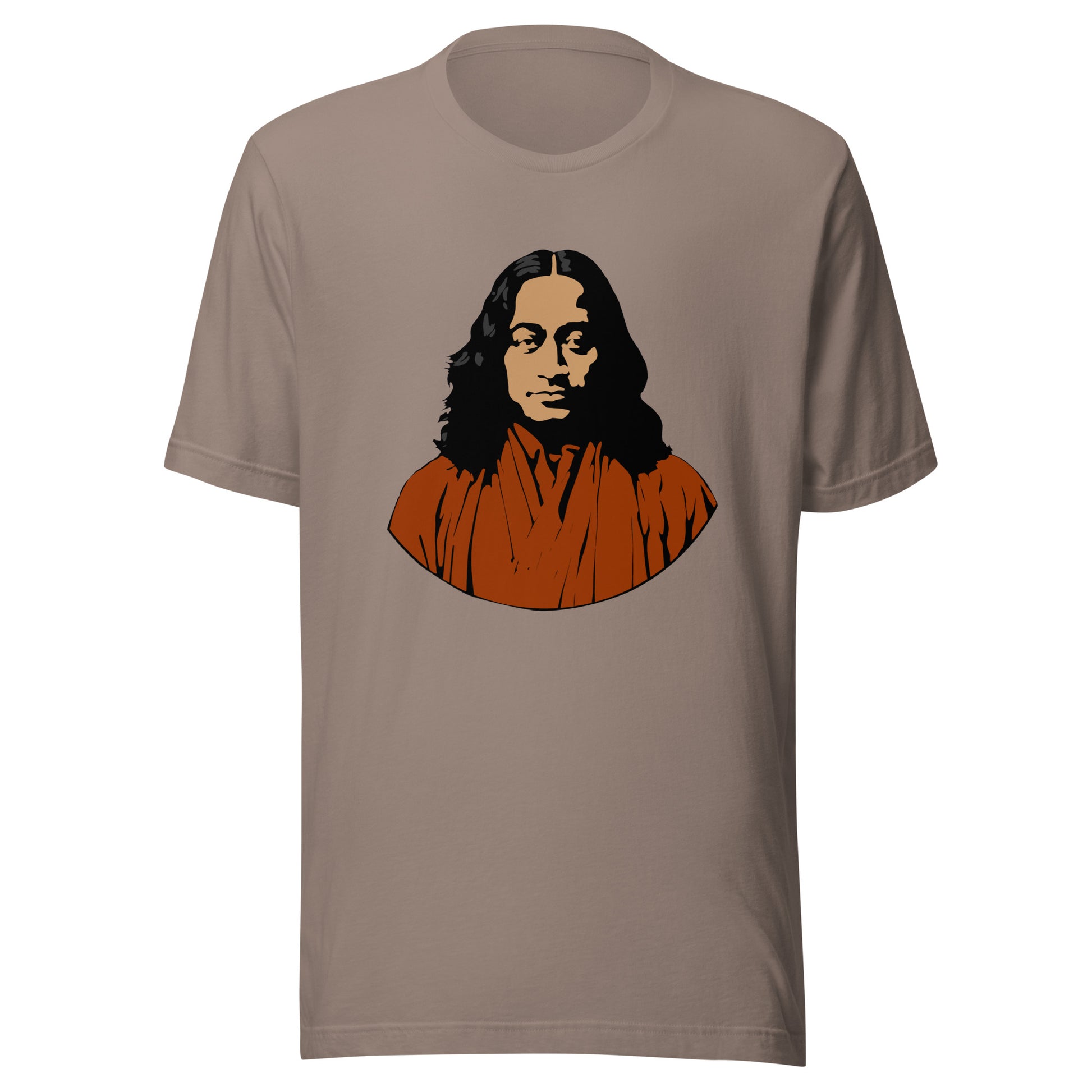 Yogananda Graphic Tee in Pebble.