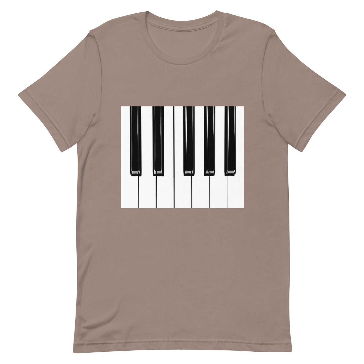 Keys Graphic Tee in Pebble.