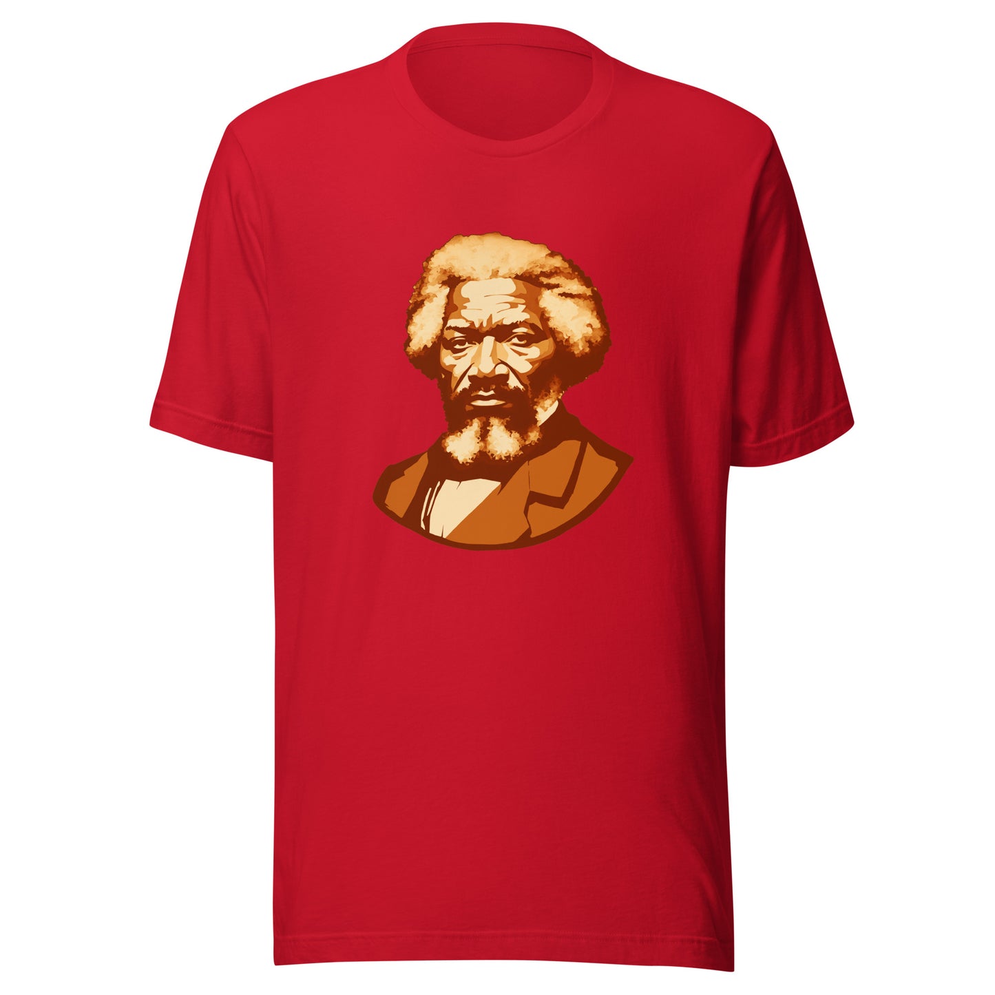 Frederick Douglass Graphic Tee in Red.