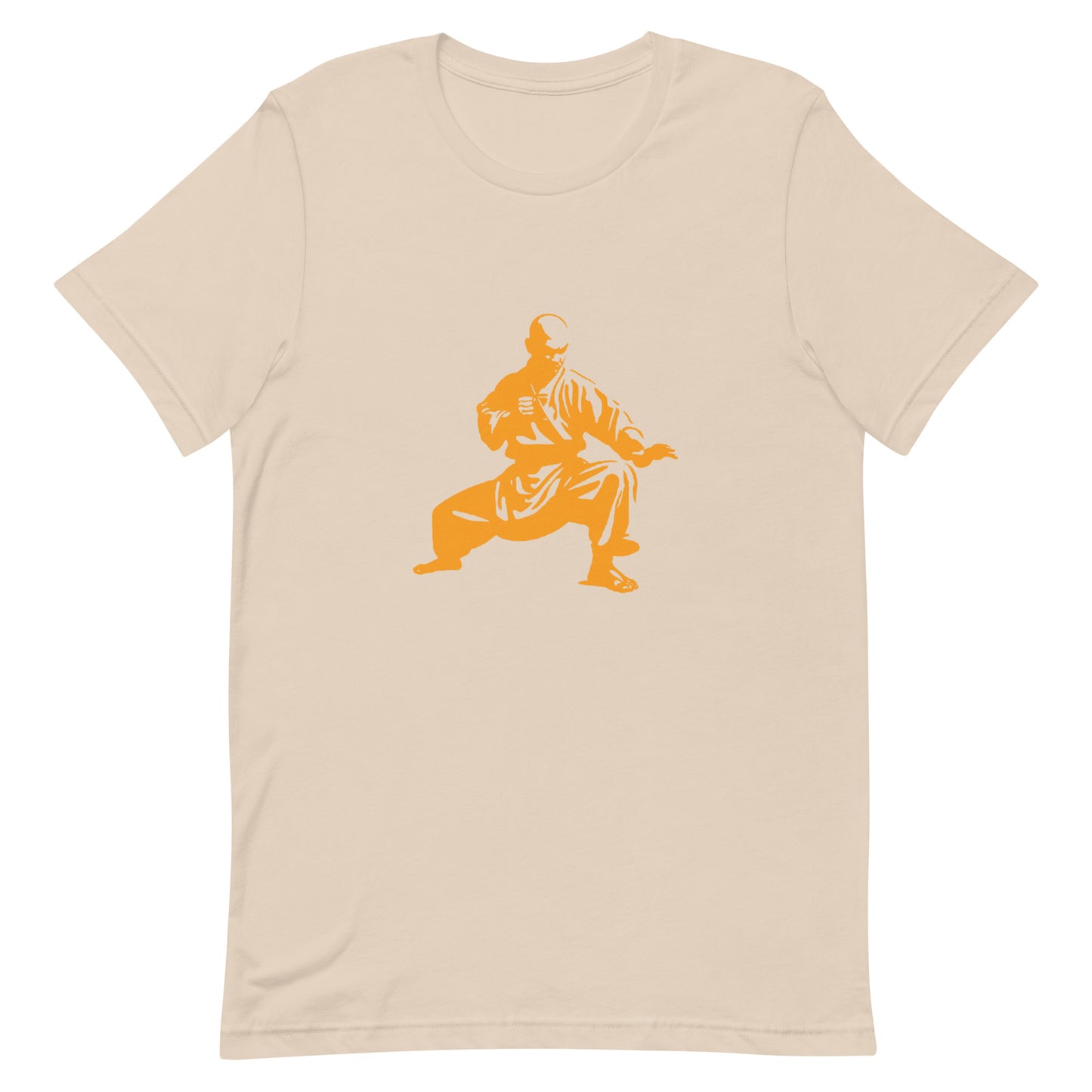 Shaolin Monk Graphic Tee in Soft Cream.