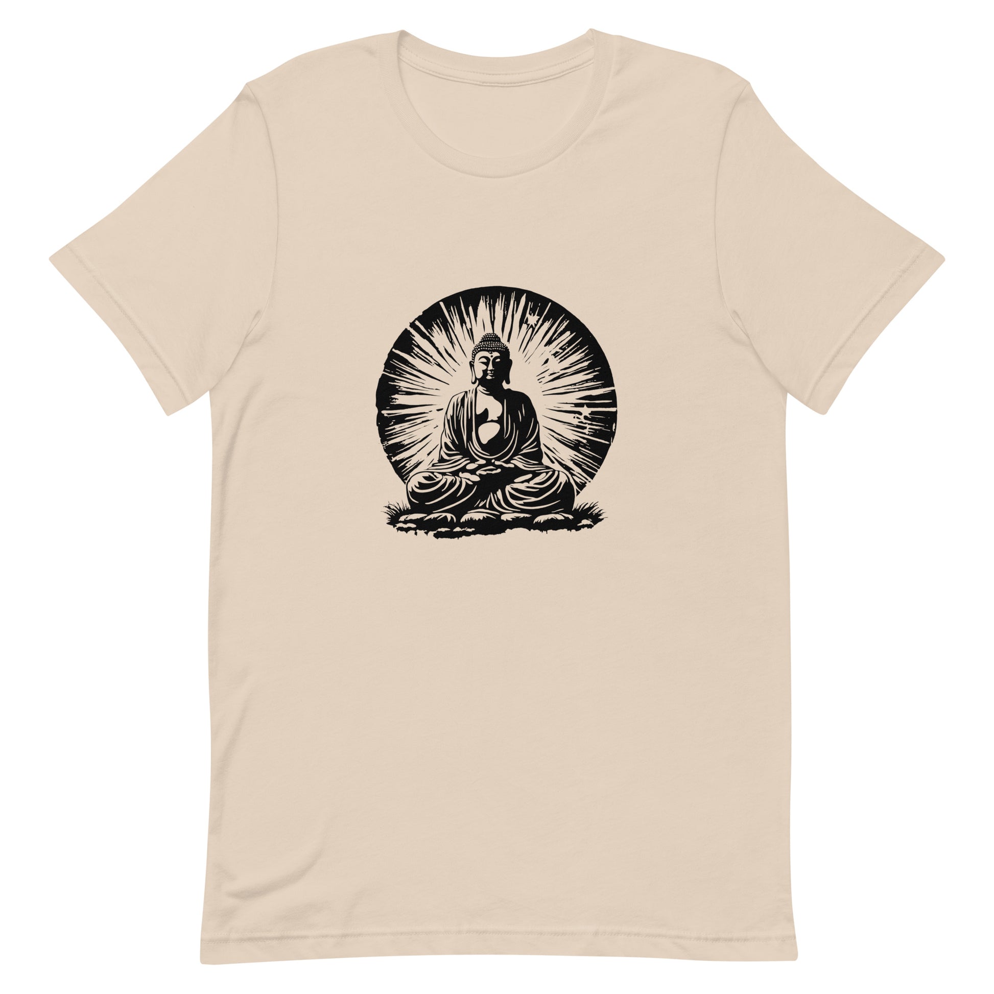 Buddha in the Sun Graphic Tee in Soft Cream.