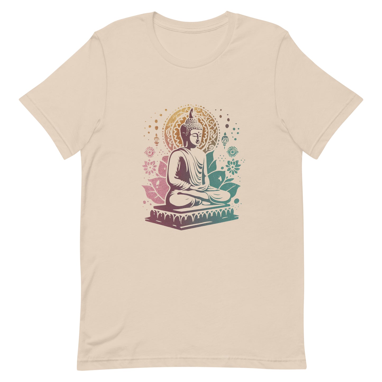 Buddha Under the Stars Graphic Tee in Soft Cream.