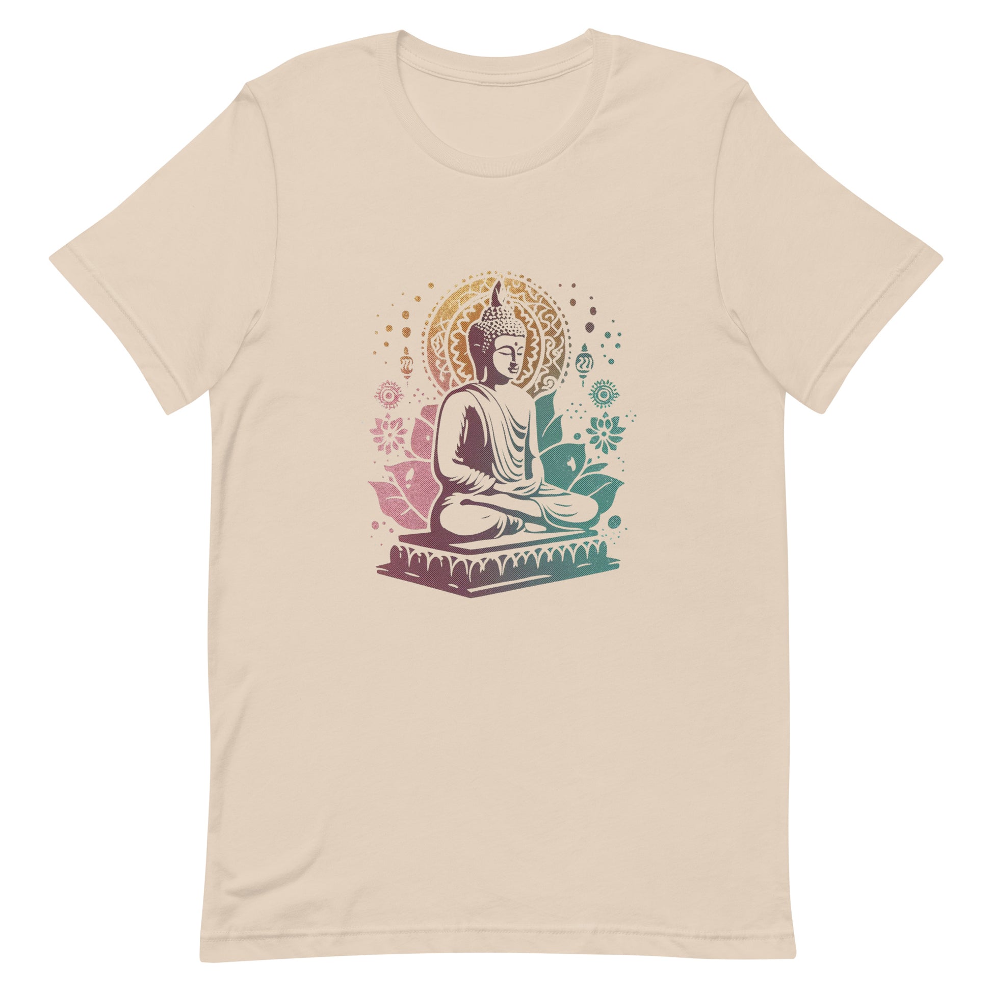 Buddha Under the Stars Graphic Tee in Soft Cream.