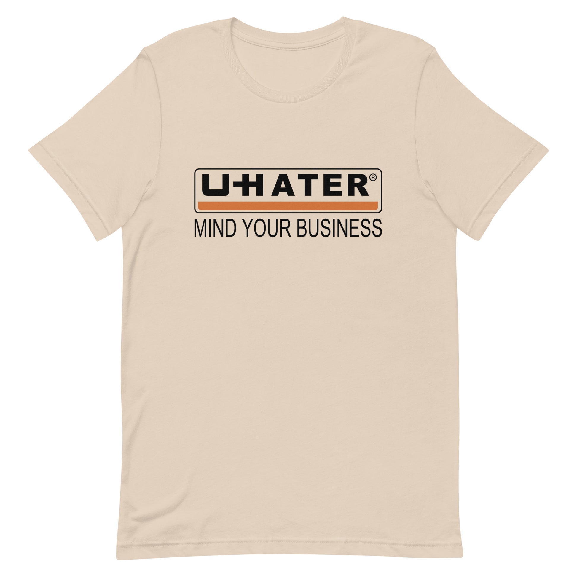 UHATER Graphic Tee in Soft Cream.