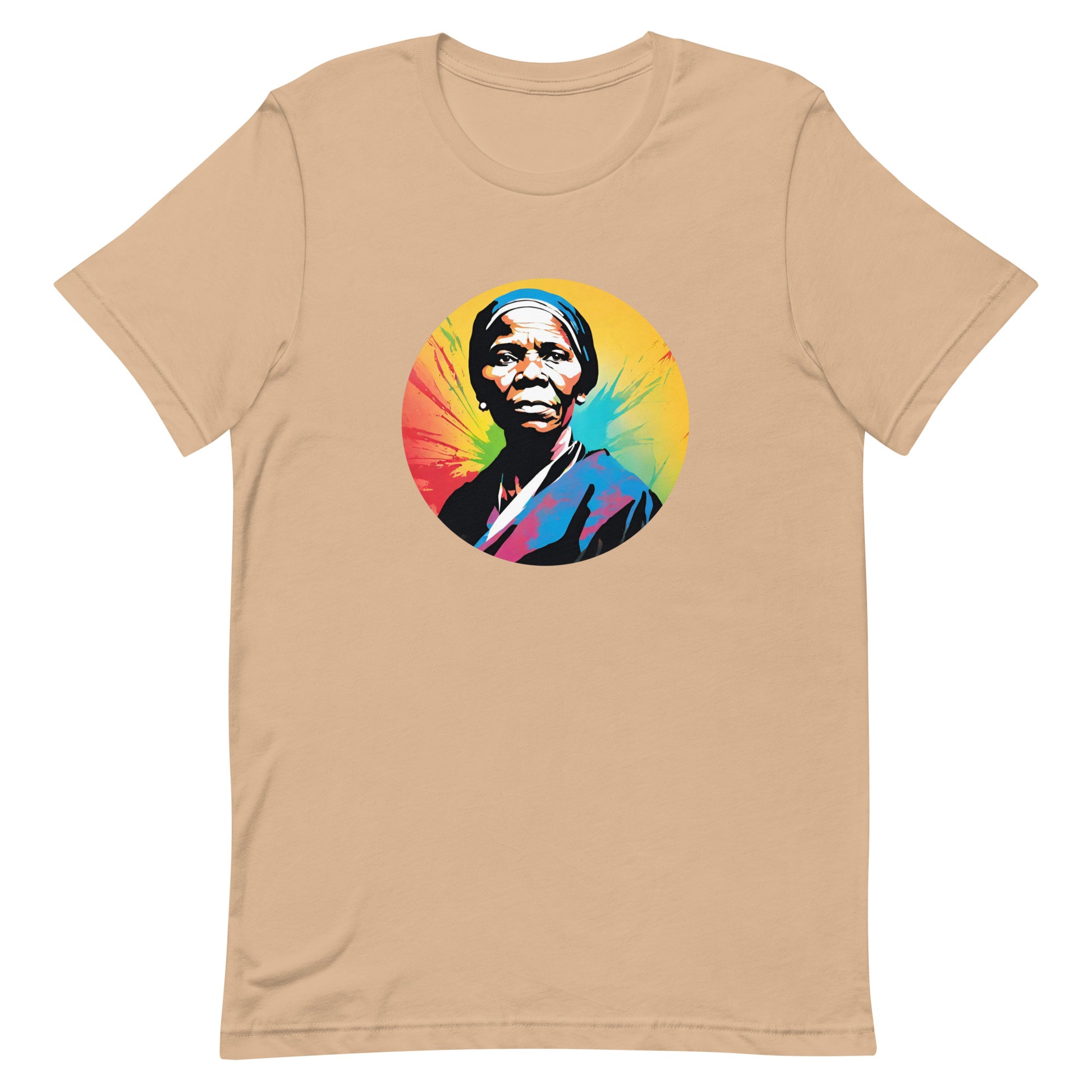 Harriet Tubman Graphic Tee in Tan.