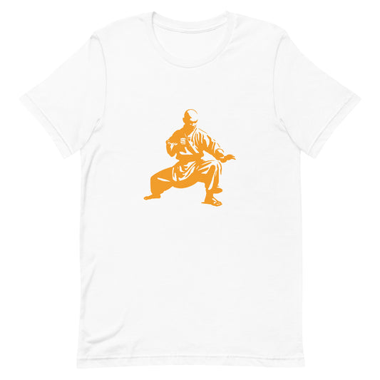 Shaolin Monk Graphic Tee in White.