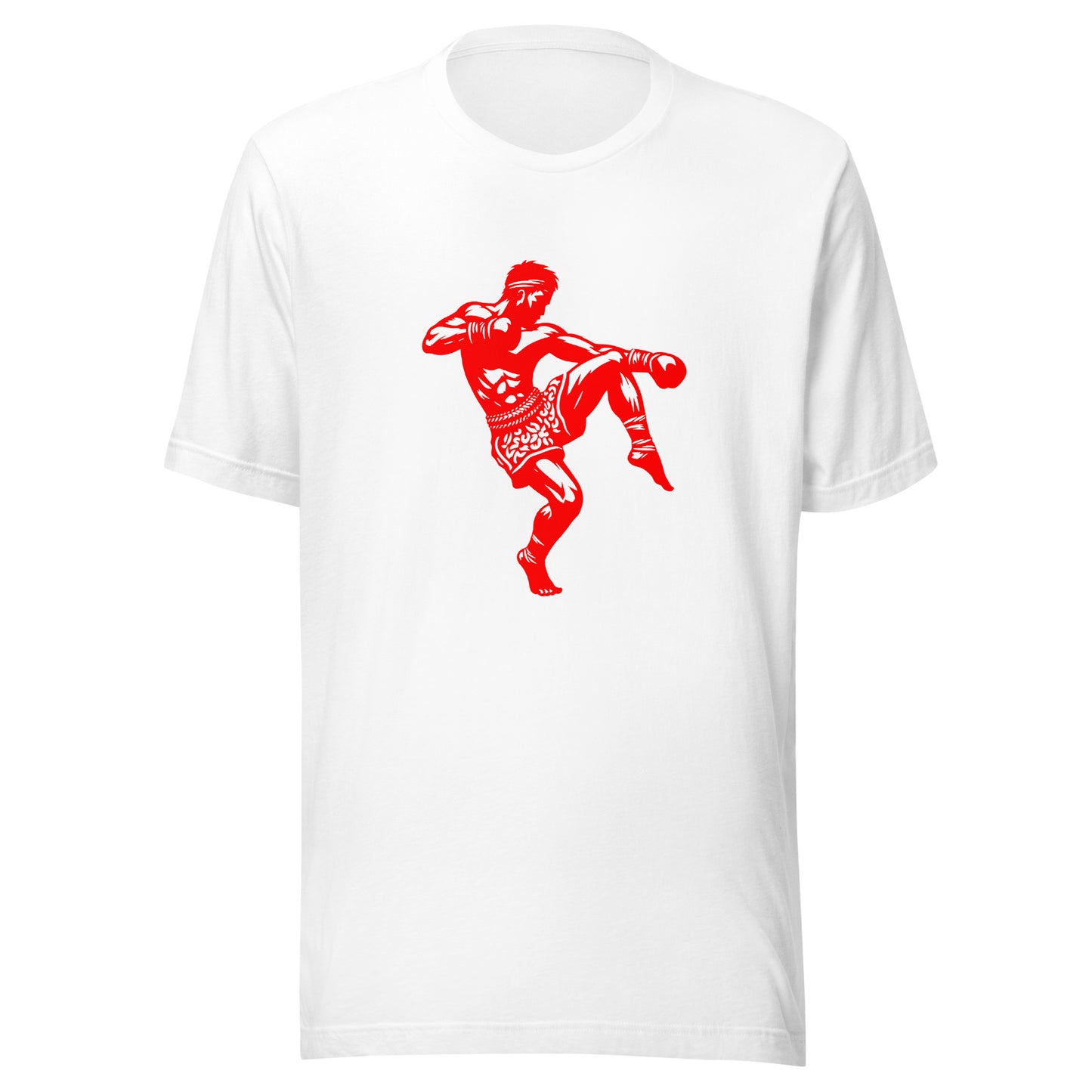 Muay Thai Graphic Tee in White.