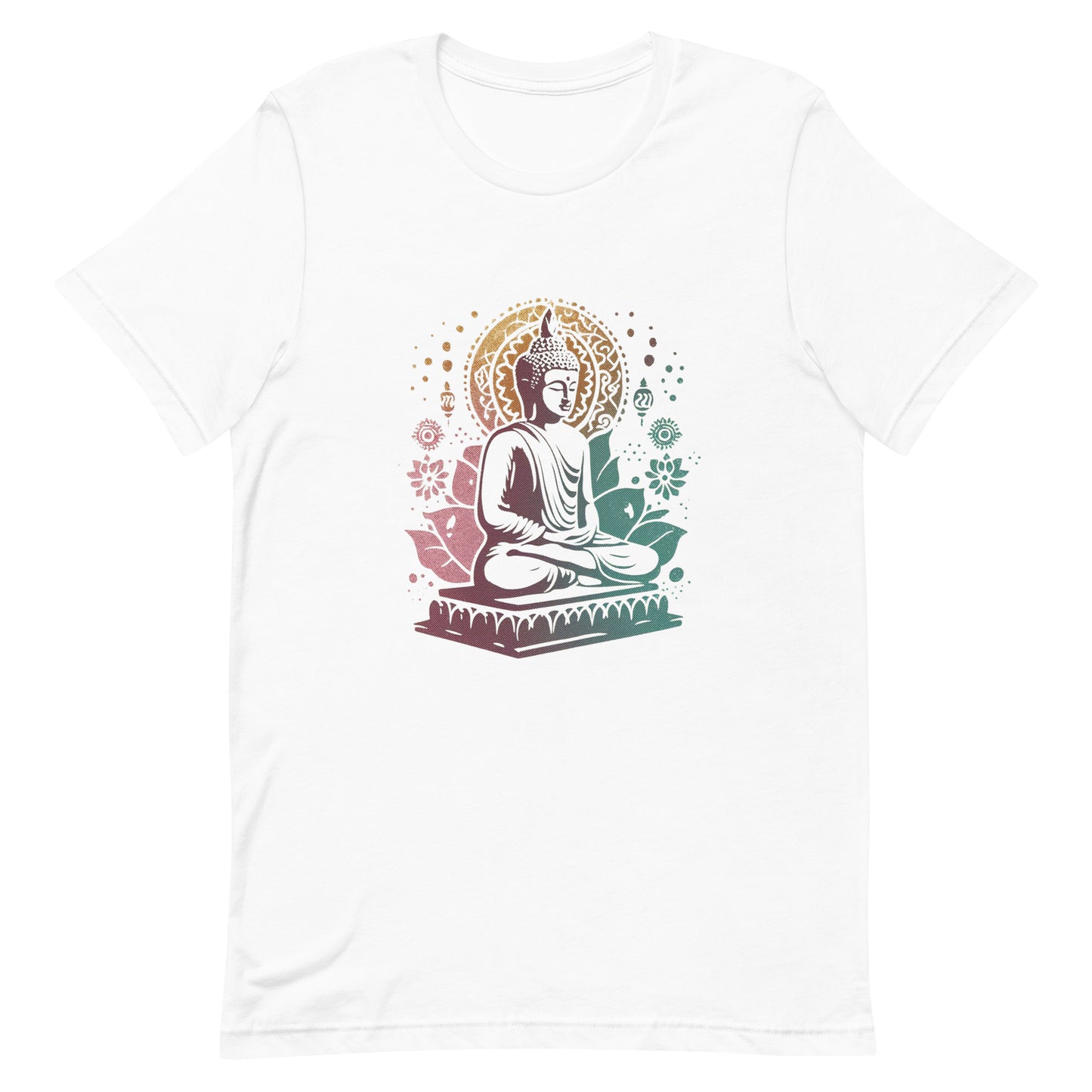 Buddha Under the Stars Graphic Tee in White.