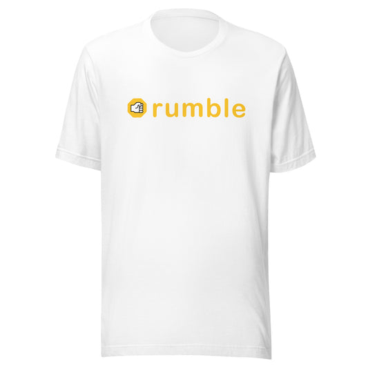 Rumble Graphic Tee in White.