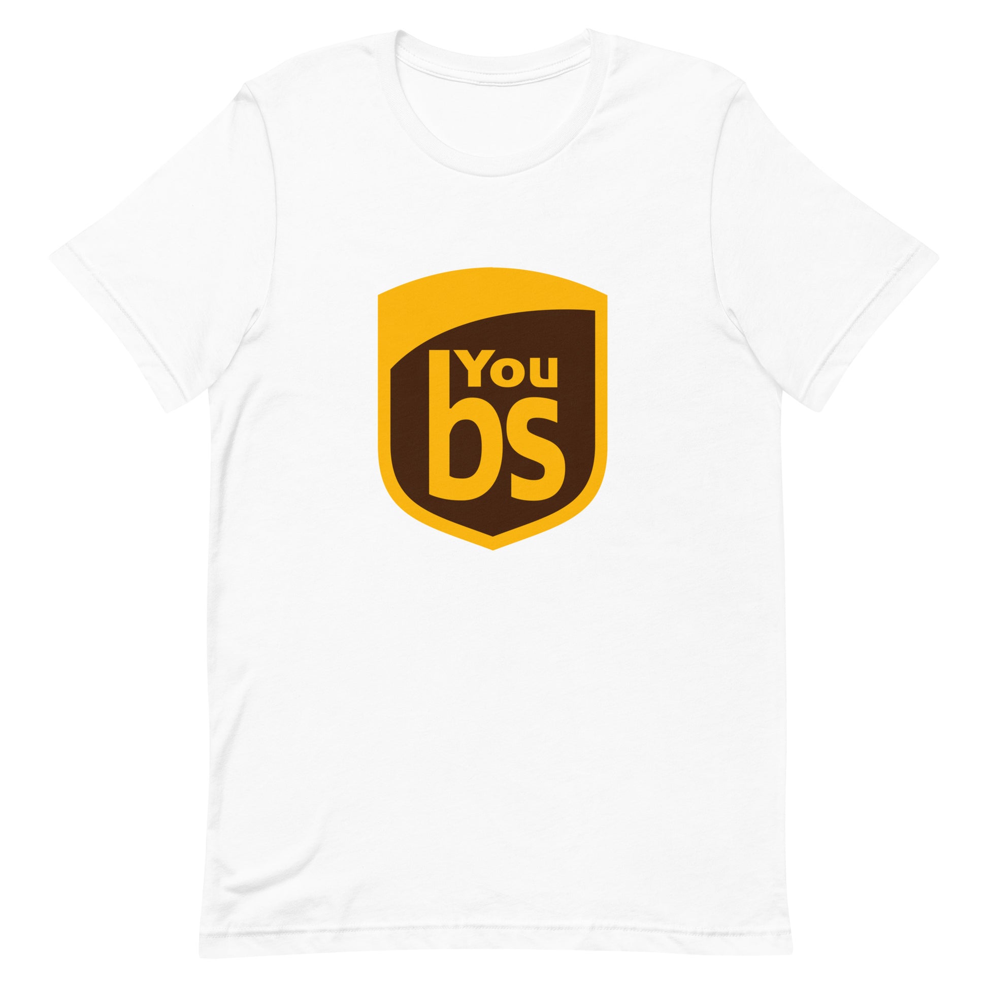 You BS Graphic Tee in White.