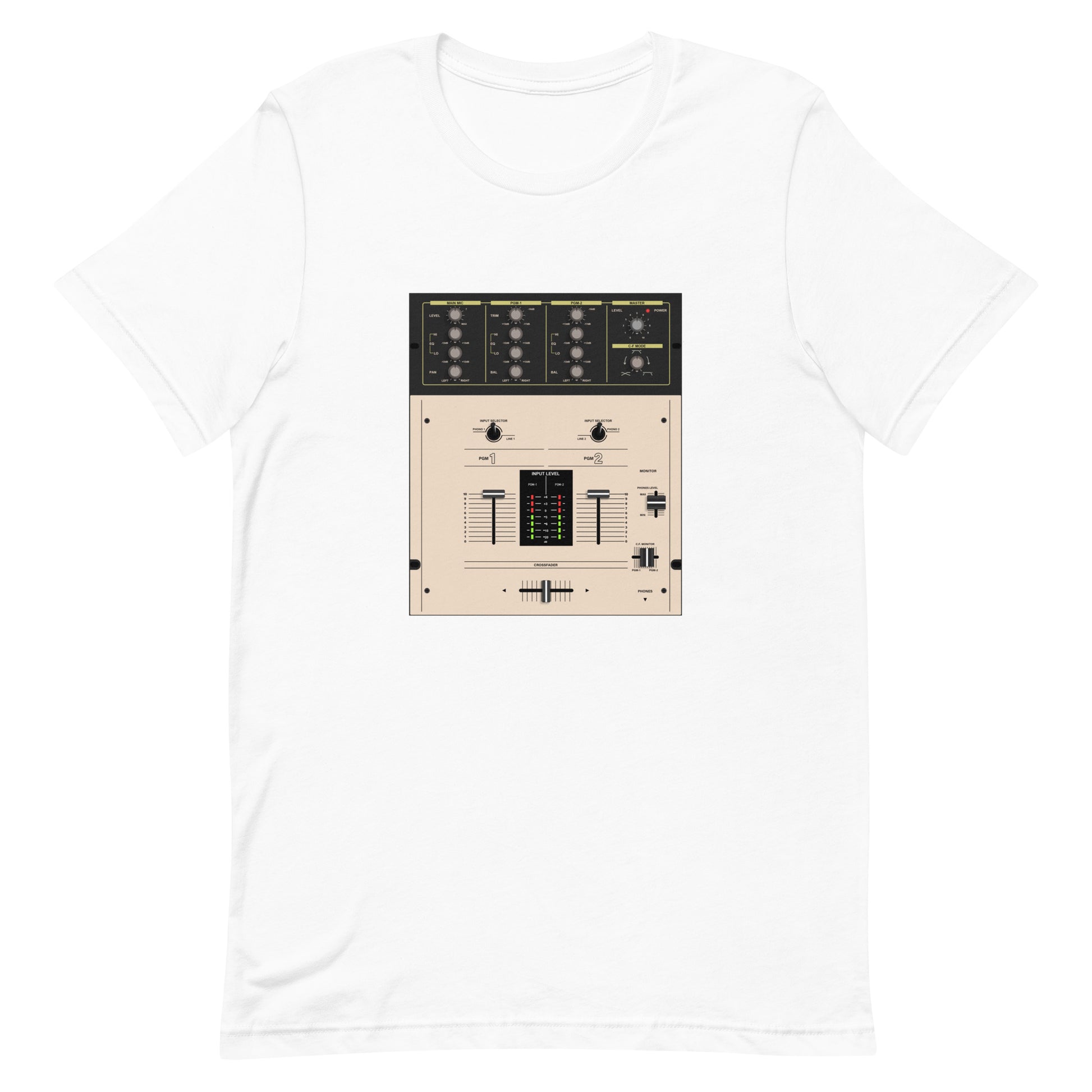 Scratch Mixer Graphic Tee White