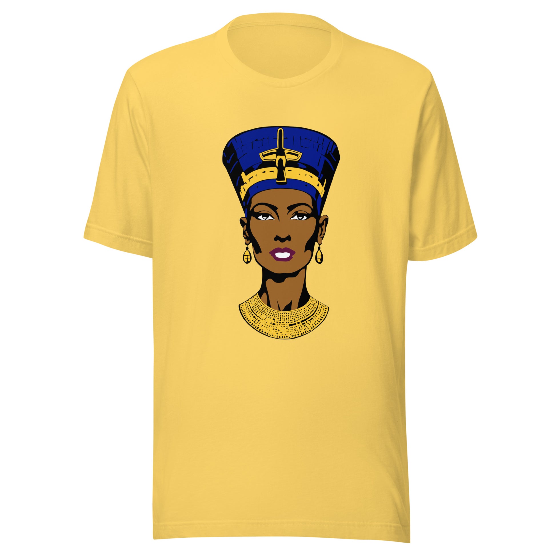 Nefertiti Graphic Tee in Yellow.