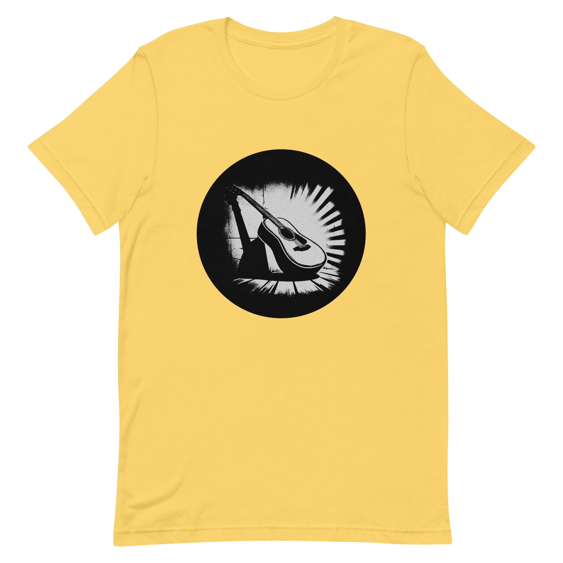 Guitar Graphic Tee in Yellow.