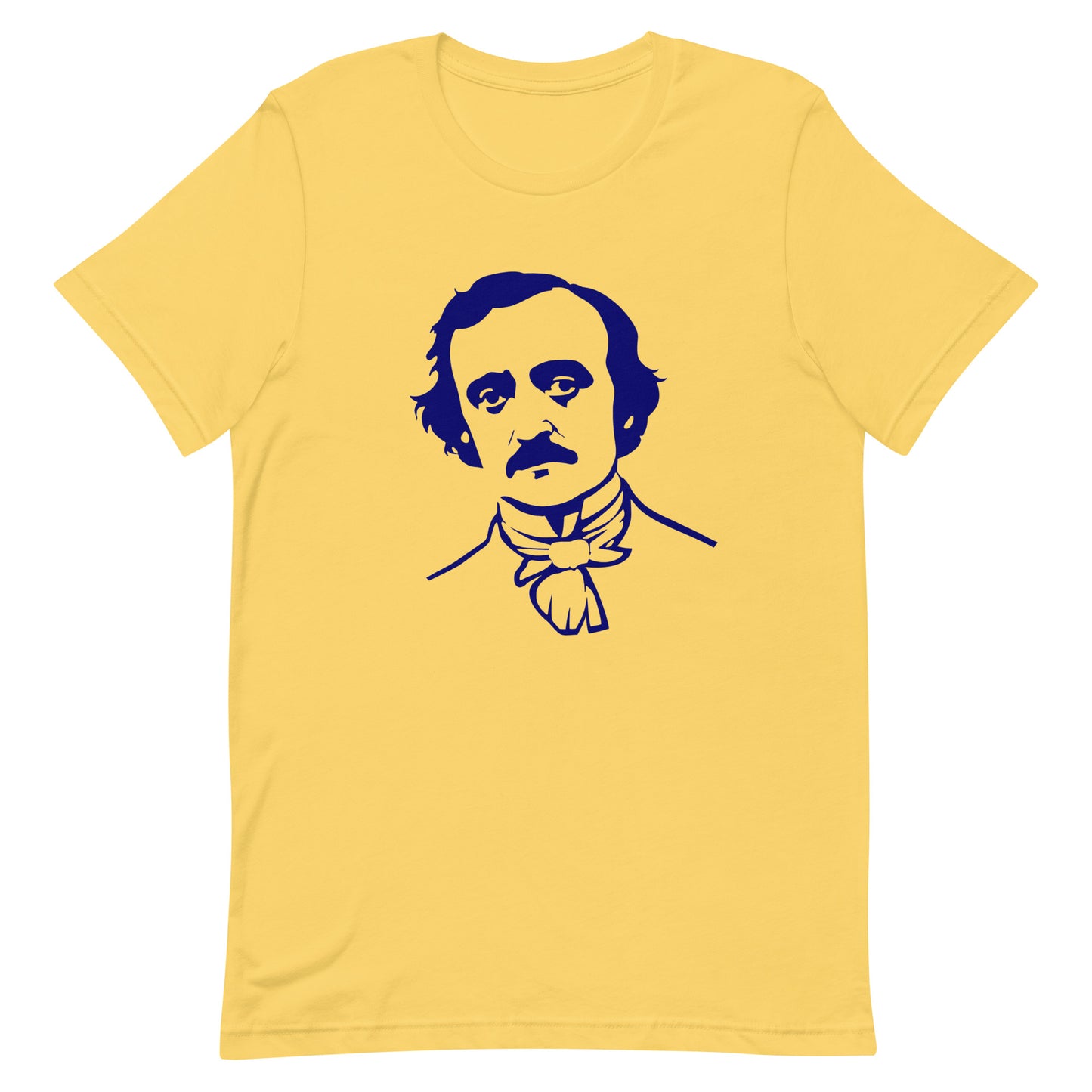 Edgar Allan Poe Graphic Tee in Yellow.