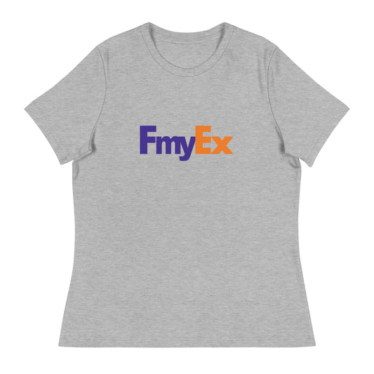 FmyEx Women's Graphic Tee in Athletic Heather.